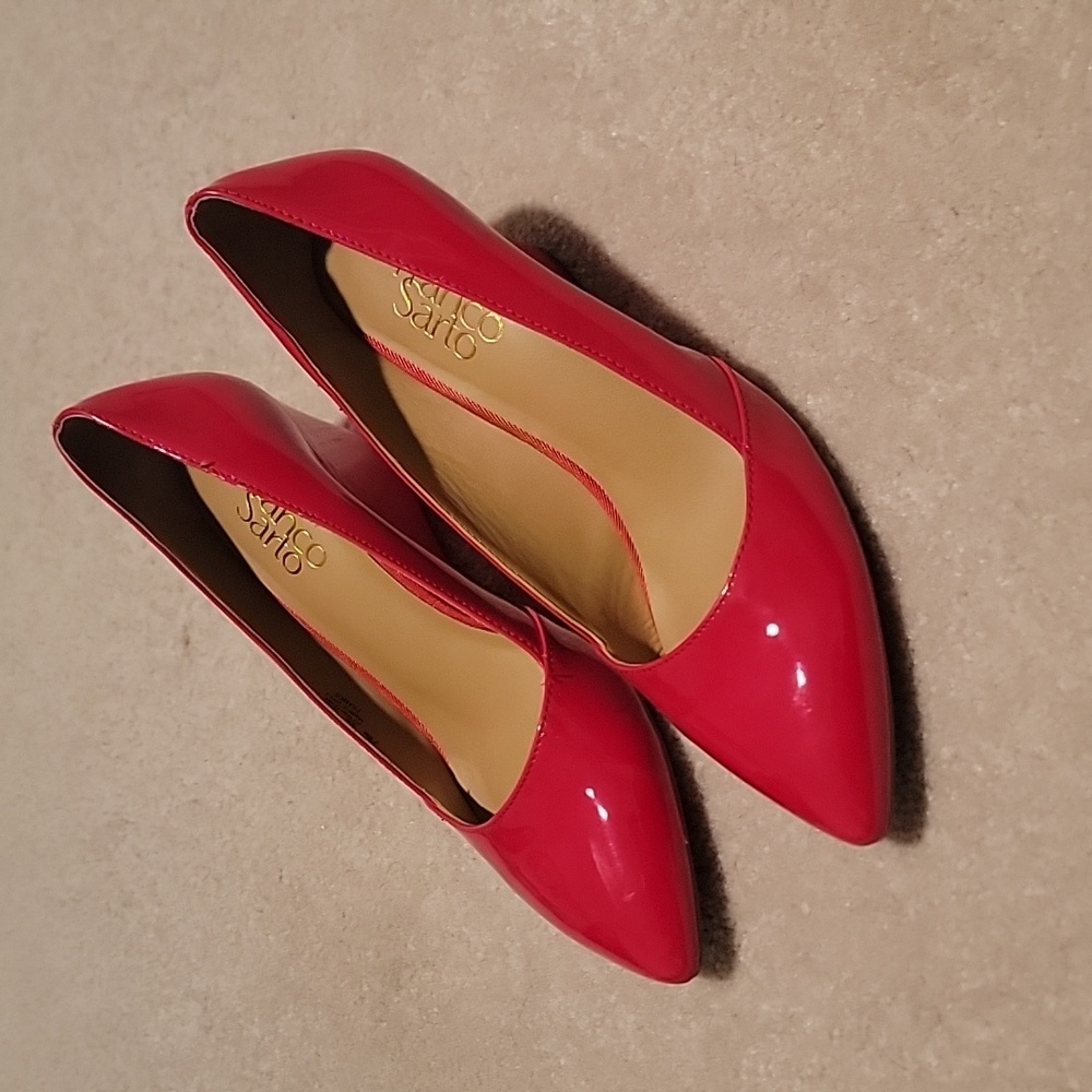 Franco Sarto Red Frankie Wedge